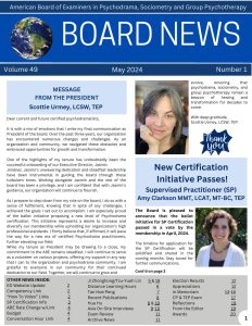 May 2024 Board News newsletter cover